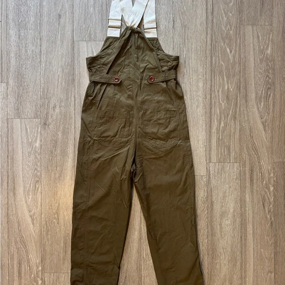 Caron Callahan Olive Cropped Brynn Jumpsuit - Picture 6 of 8
